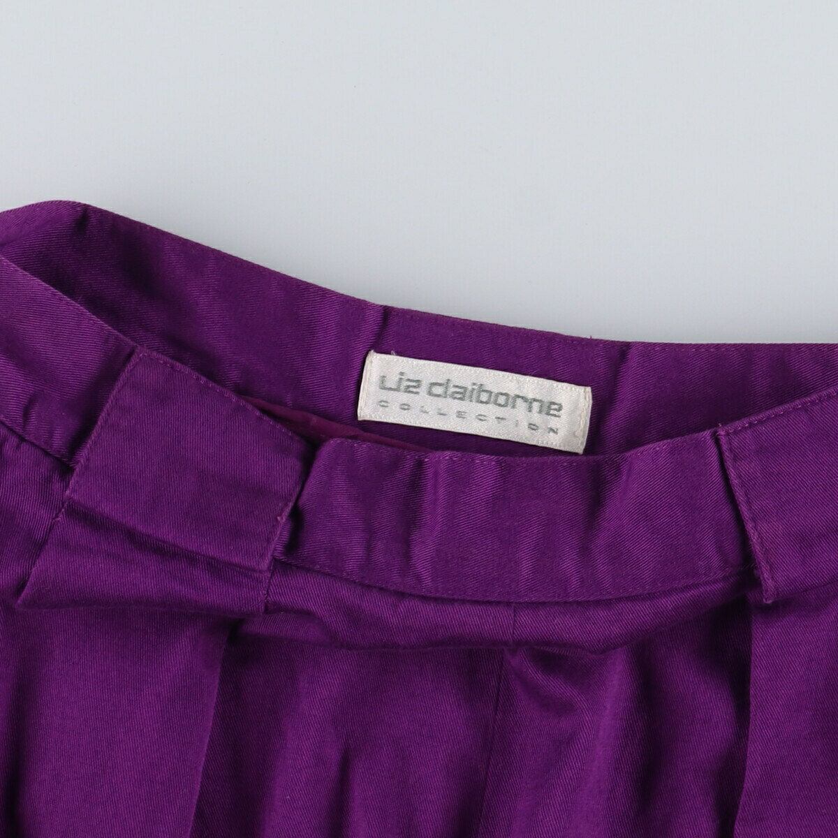 古着 Liz claiborne ツータック コットンショーツ ショートパンツ USA製 レディースM /eaa339877 【中古】 【230607】【エルル】 ss2503_50