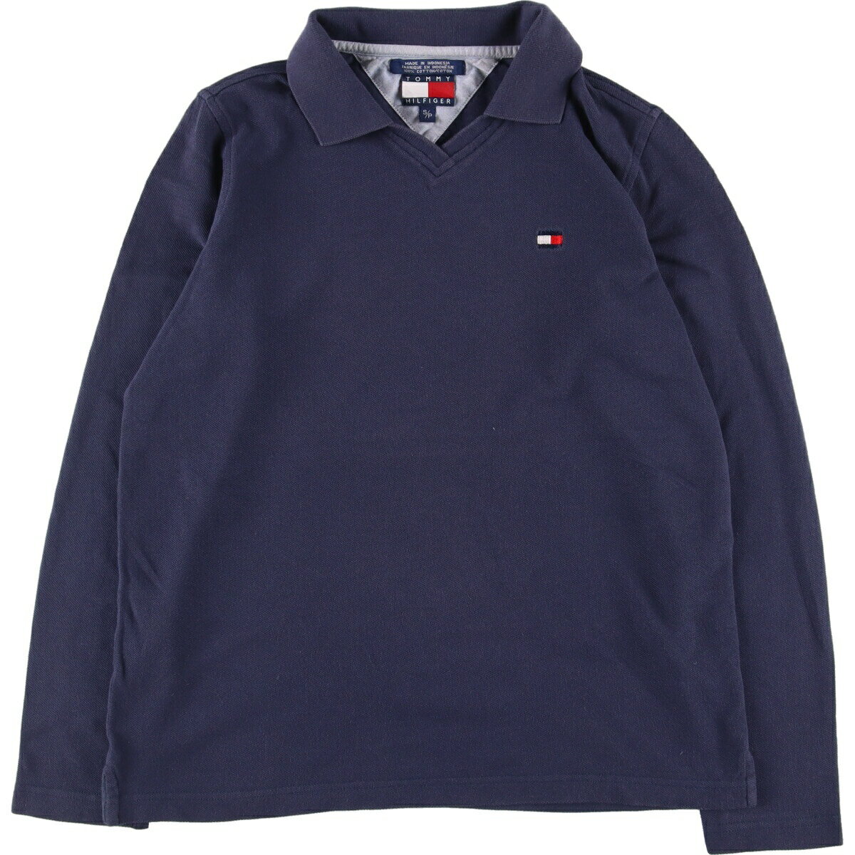 古着 90'S トミーヒルフィガー TOMMY HILFIGER 長袖 ポロシャツ レディースS ヴィンテージ /eaa339943 ..