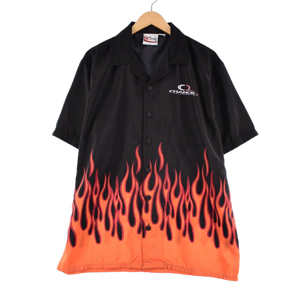 BUDSPOOL バッズプール 24SS FIRE PATTERN S/S HAWAIIAN SHIRT 