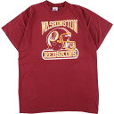 古着 90 039 S LOGO7 NFL WASHINGTON REDSKINS ワシントンレッドスキンズ スポーツプリントTシャツ メンズM ヴィンテージ /eaa340115 【中古】 【230602】 【SS2309】