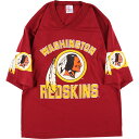 古着 90 039 S GARAN,inc NFL WASHINGTON REDSKINS ワシントンレッドスキンズ フットボール五分袖Tシャツ USA製 メンズM ヴィンテージ /eaa340118 【中古】 【230602】 【SS2309】