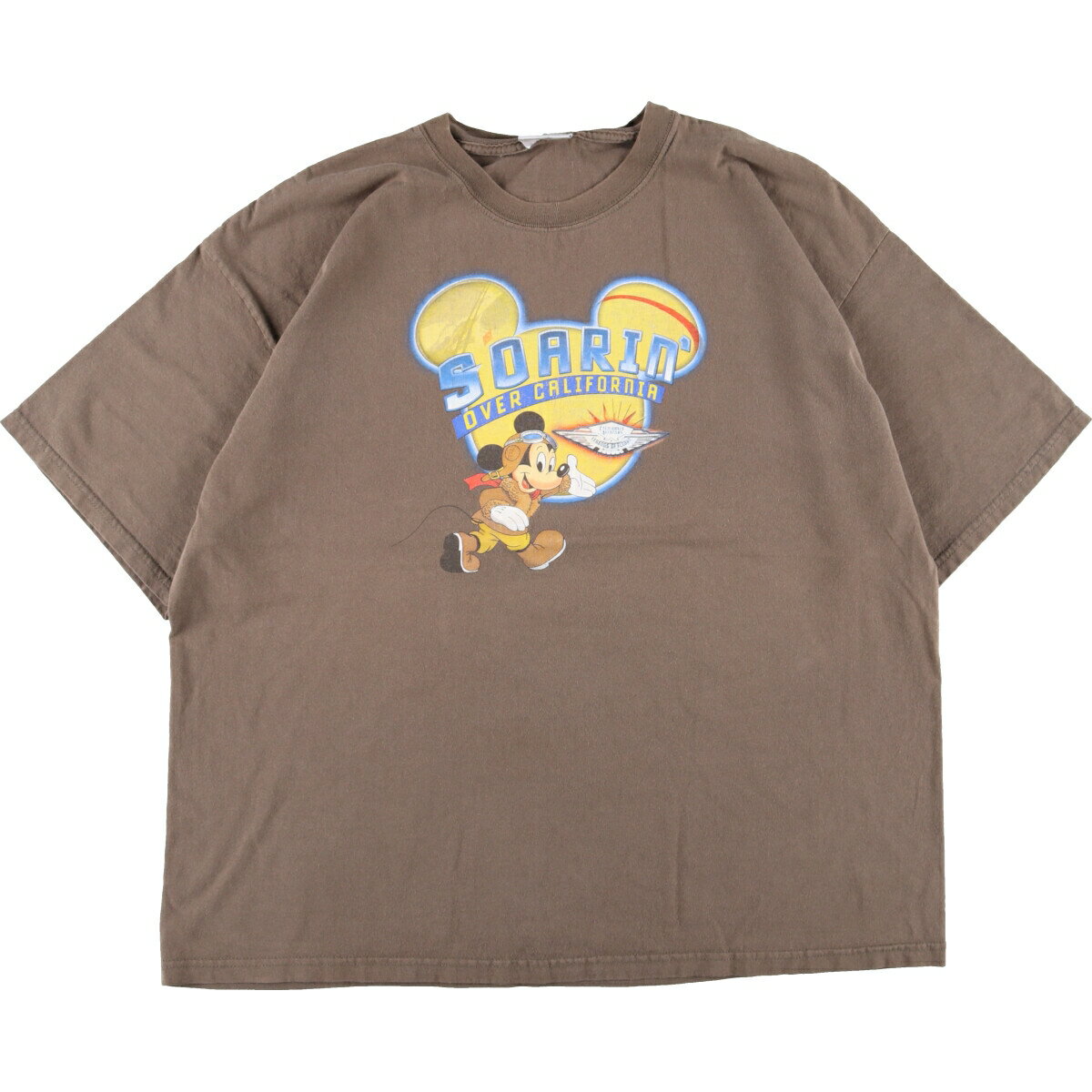 古着 DISNEYLAND RESORT MICKEY MOUSE ミッキーマウス SOARIN ソアリン キャラクタープリントTシャツ メンズXXL /eaa340133 【中古】 【230603】【エルル】のサムネイル