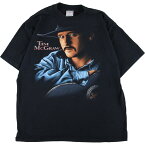 古着 90'S AllSport TIM MCGRAW ティムマグロウ 両面プリント バンドTシャツ バンT USA製 メンズXL ヴィンテージ /eaa341901 【中古】 【230611】