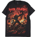 古着 ヘインズ Hanes ROB ZOMBIE ロブゾンビ VENOMOUS RAT TOUR 2013 両面プリント バンドTシャツ バンT メンズS /eaa342949 【中古】 【230611】