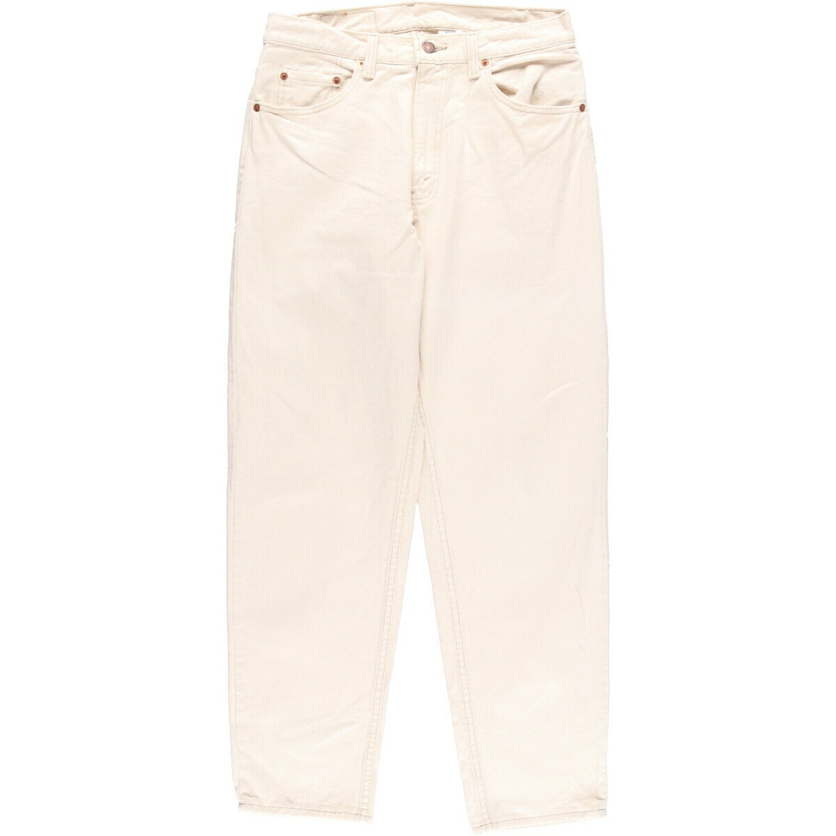 古着 90年代 リーバイス Levi's 550 RELAXED FIT TAPERED LEG ホワイトジーンズ テーパードデニムパンツ USA製 メンズw31 ヴィンテージ /eaa346309 【中古】 【230730】