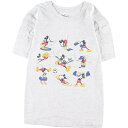 古着 90 039 S THE DISNEY STORE MICKEY MOUSE ミッキーマウス 両面プリント キャラクタープリントTシャツ USA製 メンズXL ヴィンテージ /eaa346637 【中古】 【230630】