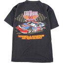 古着 90'S LOGO 7 LASVEGAS 400 両面プリント モーターサイクル バイクTシャツ メンズL ヴィンテージ /eaa346721 【中古】 【230625】