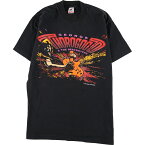 古着 90'S フルーツオブザルーム FRUIT OF THE LOOM GEORGE THOROGOOD ジョージサラグッド 1992 TOUR バンドTシャツ バンT USA製 メンズM ヴィンテージ /eaa347478 【中古】 【230630】