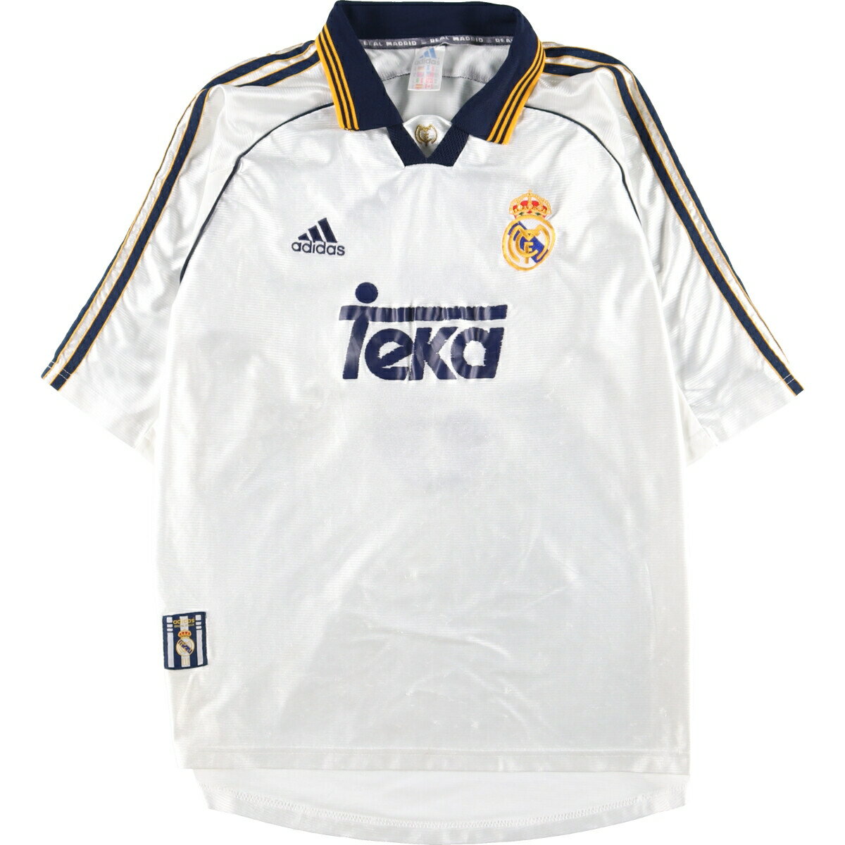 古着 00年代 アディダス adidas ZIDANE ジダン サッカーユニフォーム ゲームシャツ  ...