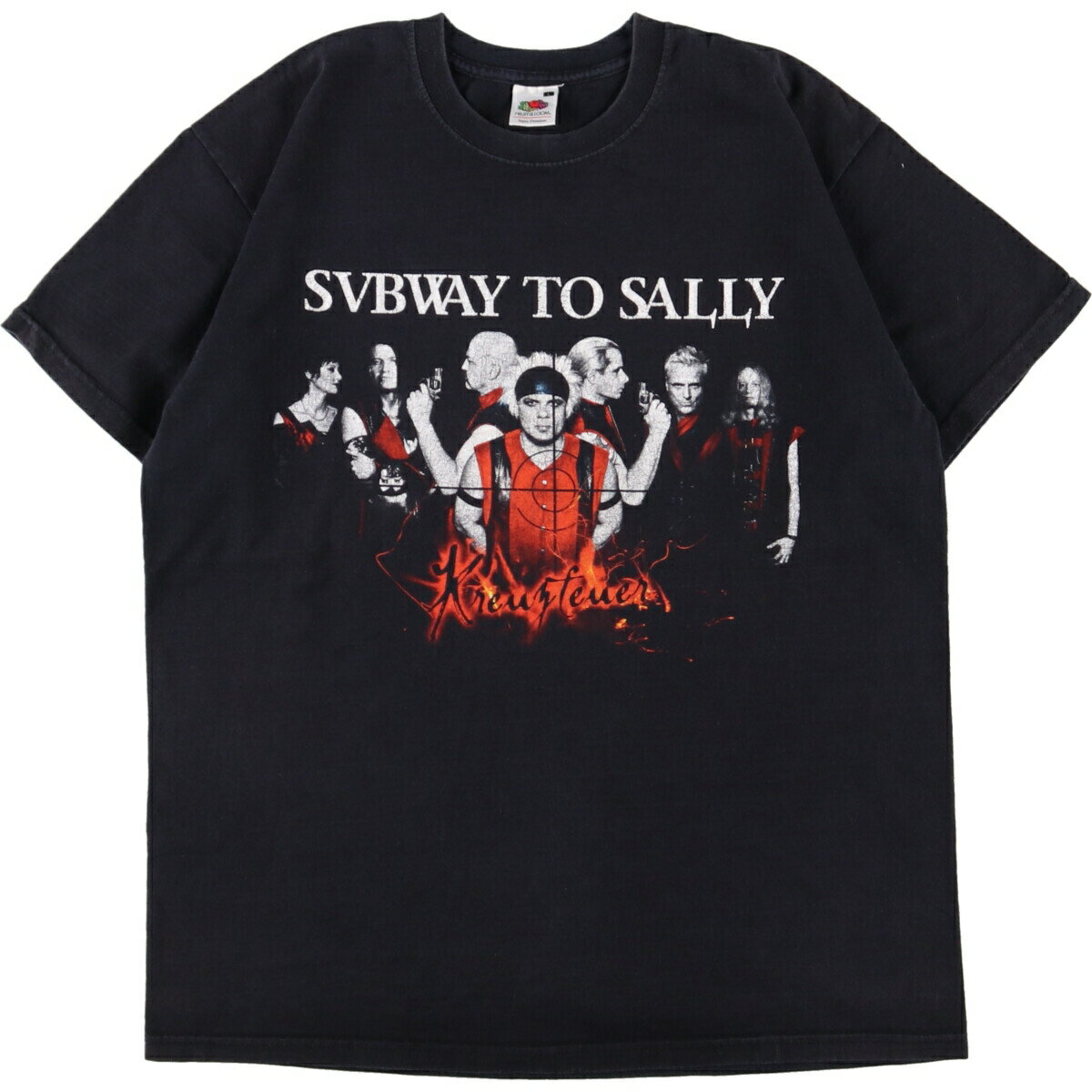 古着 フルーツオブザルーム FRUIT OF THE LOOM SUBWAY TO SALLY サブウェイトゥサリー 両面プリント バンドTシャツ バンT メンズM /eaa350695 【中古】 【230709】