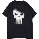 古着 MARVEL マーベル パニッシャースカル 映画 ムービーTシャツ メンズS /eaa352819 【中古】 【230717】【エルル】