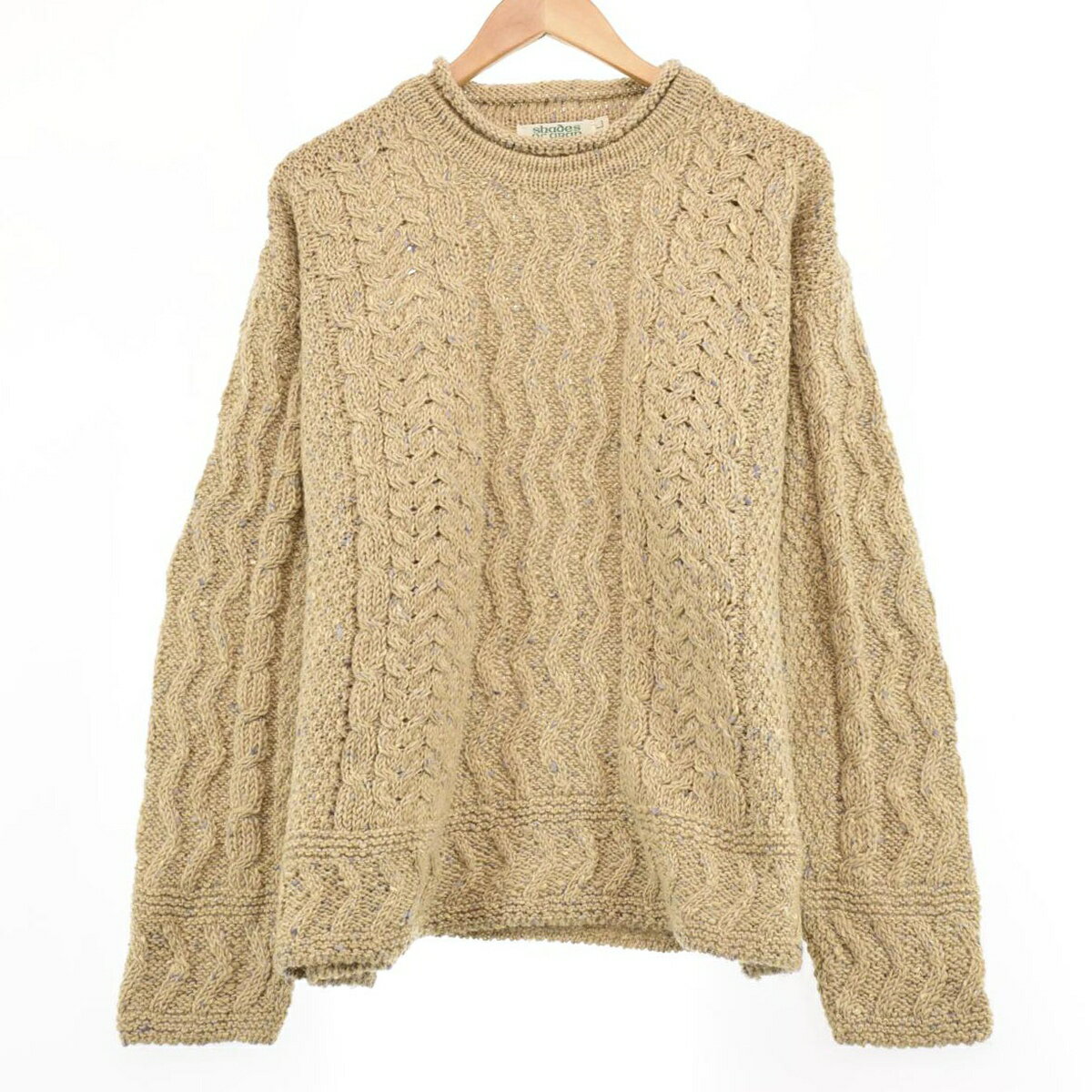 古着 shades of aran フィッシャーマン アランニットセーター メンズXL /eaa353619 【中古】 【231023】 【SS2403】