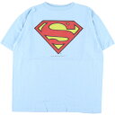 古着 SUPERMAN スーパーマン 映画 ムービーTシャツ メンズM /eaa355355 【中古】 【230722】