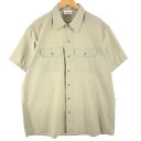 古着 ディッキーズ Dickies 半袖 ワークシャツ メンズXXL /eaa355873 【中古】 【230723】