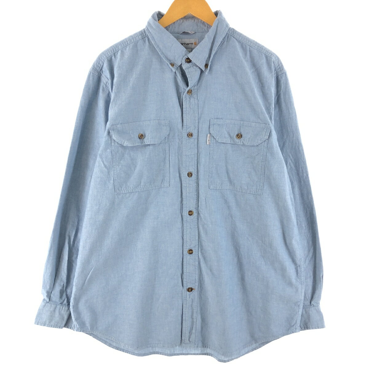 古着 カーハート Carhartt RELAXED FIT 長袖 シャンブレーシャツ メンズXL /eaa357055 【中古】 【230729】【P2308】 【SS2403】
