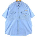 古着 コロンビア Columbia PFG 半袖 フィッシングシャツ メンズXXL /eaa357586 【中古】 【230731】【P2308】