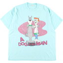 古着 80年代 SUN A DOG&HIS MAN プリントTシャツ USA製 メンズXL ヴィンテージ /eaa358543 【中古】 【230730】