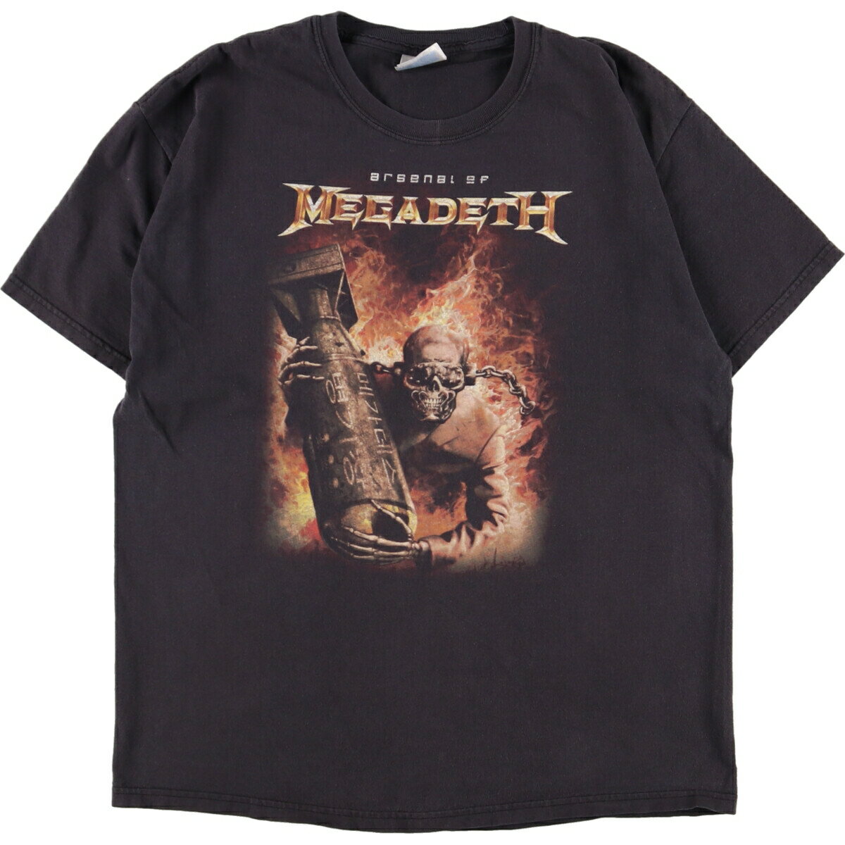 古着 ヘインズ Hanes MEGADETH メガデス バンドTシャツ バンT メンズM /eaa358814 【中古】 【230802】