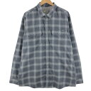 古着 エディーバウアー Eddie Bauer CLASSIC FIT チェック柄 長袖 フランネルシャツ メンズXXL /eaa359688 【中古】 【230805】【P2308】【エルル】 【SS2403】