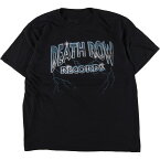 古着 DEATH ROW RECORDS デスロウレコード バンドTシャツ バンT メンズL /eaa359901 【中古】 【230805】