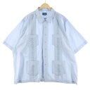 古着 TROPICOOL 半袖 メキシカンシャツ キューバシャツ メンズXL /eaa360796 【中古】 【230809】【P2308】 【SS2506_10】