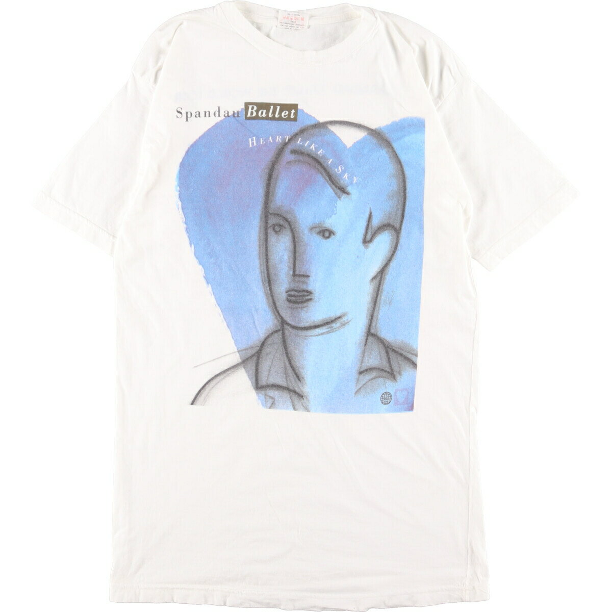 古着 90'S CALIBER SPANDAU BALLET スパンダーバレエ WORLD TOUR 89-90 両面プリント バンドTシャツ バンT メンズL ヴィンテージ /eaa360866 【中古】 【230808】のサムネイル