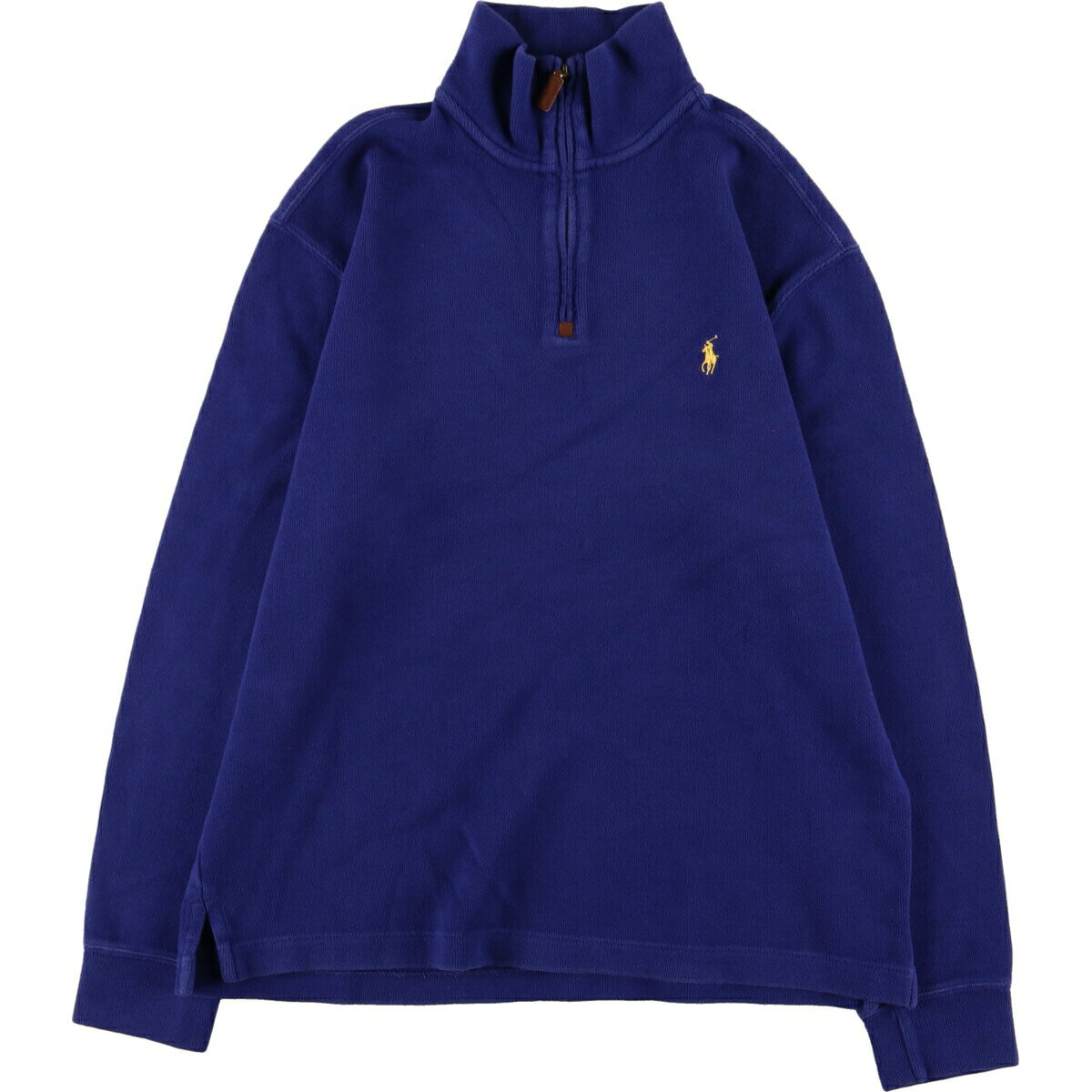 商品詳細 ブランド・Ralph Lauren・ラルフローレン・ 特徴・ハーフジップ・長袖・ モデル/形状・POLO RALPH LAUREN・コットンニットハーフジップセーター・ 素材・コットン:100%・ 色・パープル系 紫色・ 柄・ワン...