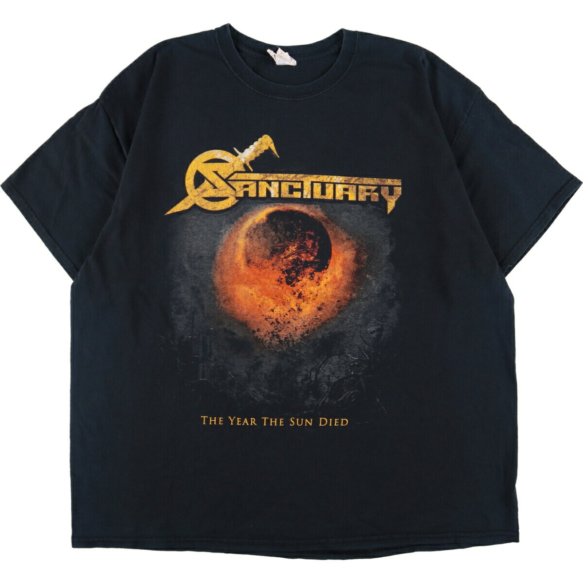 古着 ギルダン GILDAN SANCTUARY サンクチュアリ 両面プリント バンドTシャツ バンT メンズXL /eaa362997 【中古】 【230826】