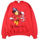 古着 90'S MICKEY INC MICKEY MOUSE ミッキーマウス キャラクタースウェットシャツ トレーナー メンズXL ヴィンテージ /eaa363241 【中古】 【230820】