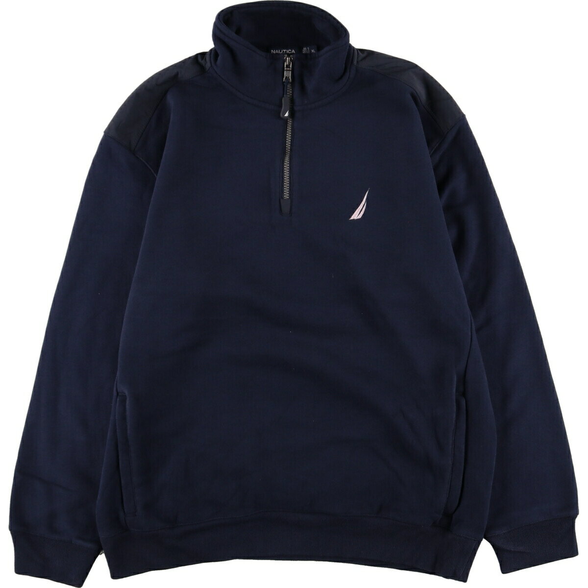 古着 ノーティカ NAUTICA ハーフジップスウェットシャツ トレーナー メンズXL /eaa363519 【中古】 【230821】