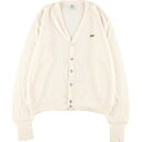 古着 80~90'S ラコステ LACOSTE IZOD アクリルニットカーディガン USA製 メンズXXL ヴィンテージ /eaa363583 【中古】 【2...