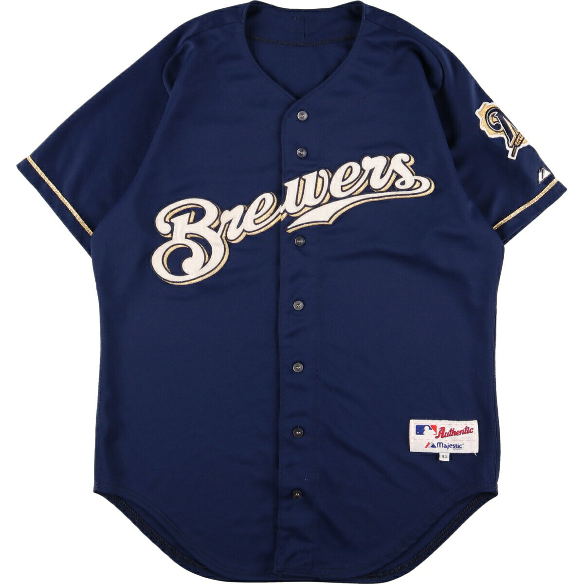 Ò Majestic MLB MILWAUKEE BREWERS ~EH[L[u[Y Q[Vc x[X{[Vc USA YXL /eaa364326 yÁz y230827z