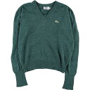 古着 70'S〜80'S ラコステ LACOSTE IZOD V