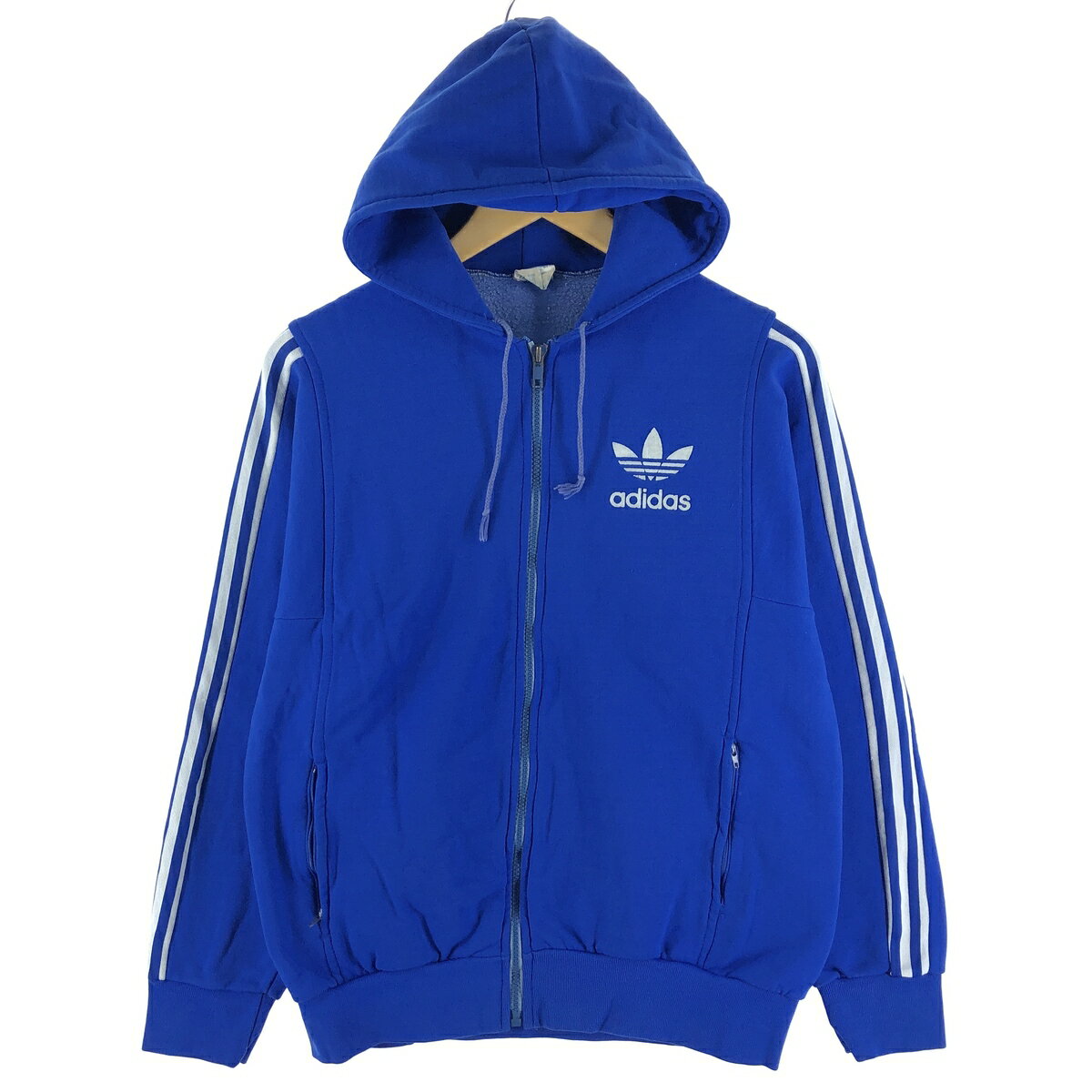 古着 70'S アディダス adidas VENTEX社製 ジャージパーカー トラックジャケット レディースM ヴィンテージ /eaa366215  