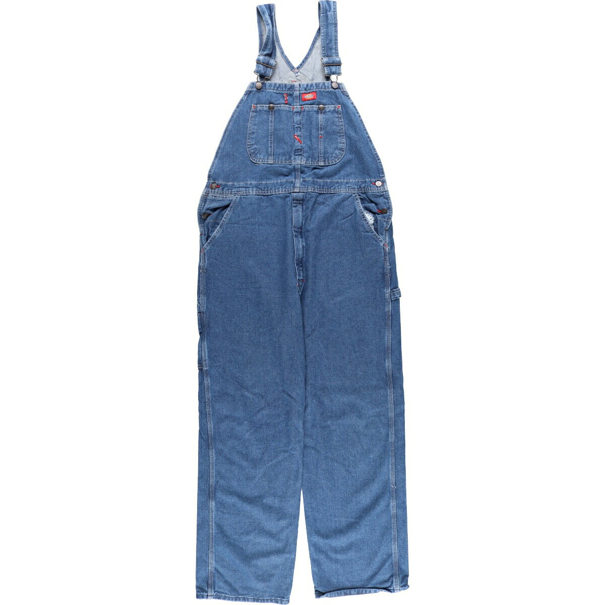 古着 ディッキーズ Dickies デニムオーバーオール メンズw39 /eaa366269 【中古】 【230904】 ss2501_50