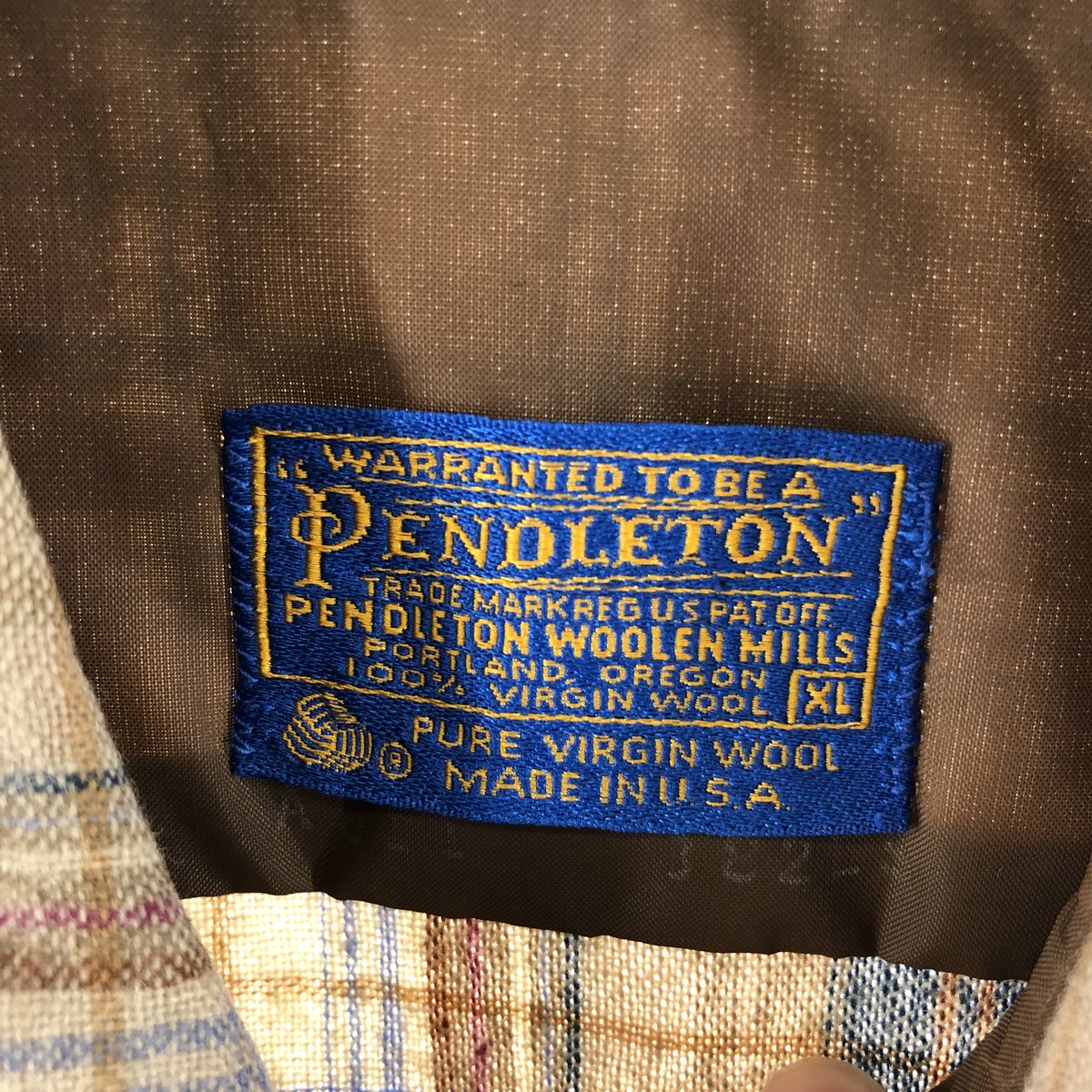 古着 70'S ペンドルトン PENDLETON チェック柄 ウールシャツ USA製 メンズXL ヴィンテージ /eaa368377 【中古】 【230905】【P2308】 【SS2406】