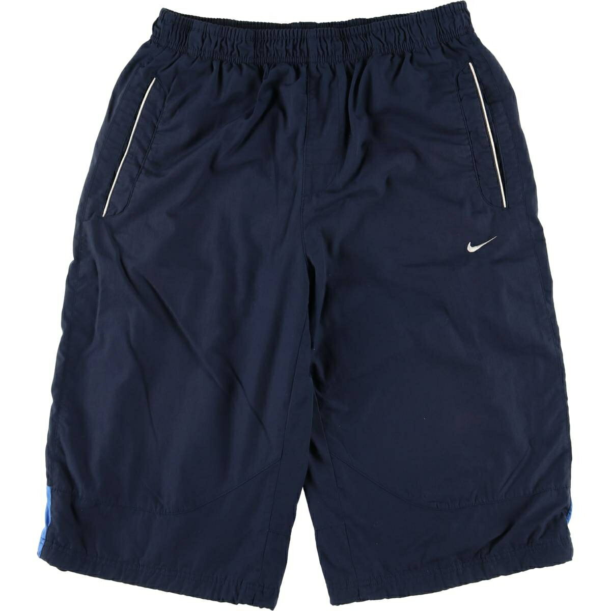 古着 00'S ナイキ NIKE ショーツ ハーフパンツ メンズL相当 /eaa369076 【中古】 【250426】 【SS2603_50】 ネイビー系 春夏秋