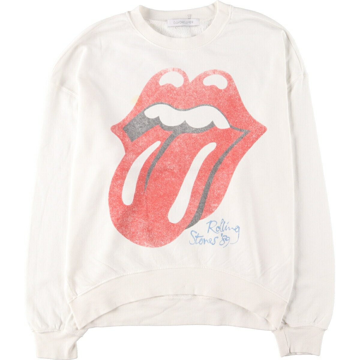 古着 DAYDREAMER THE ROLLING STONES ザローリングストーンズ 両面プリント プリントスウェットシャツ トレーナー USA製 レディースS /eaa373503 【中古】 【230925】 【SS2403】