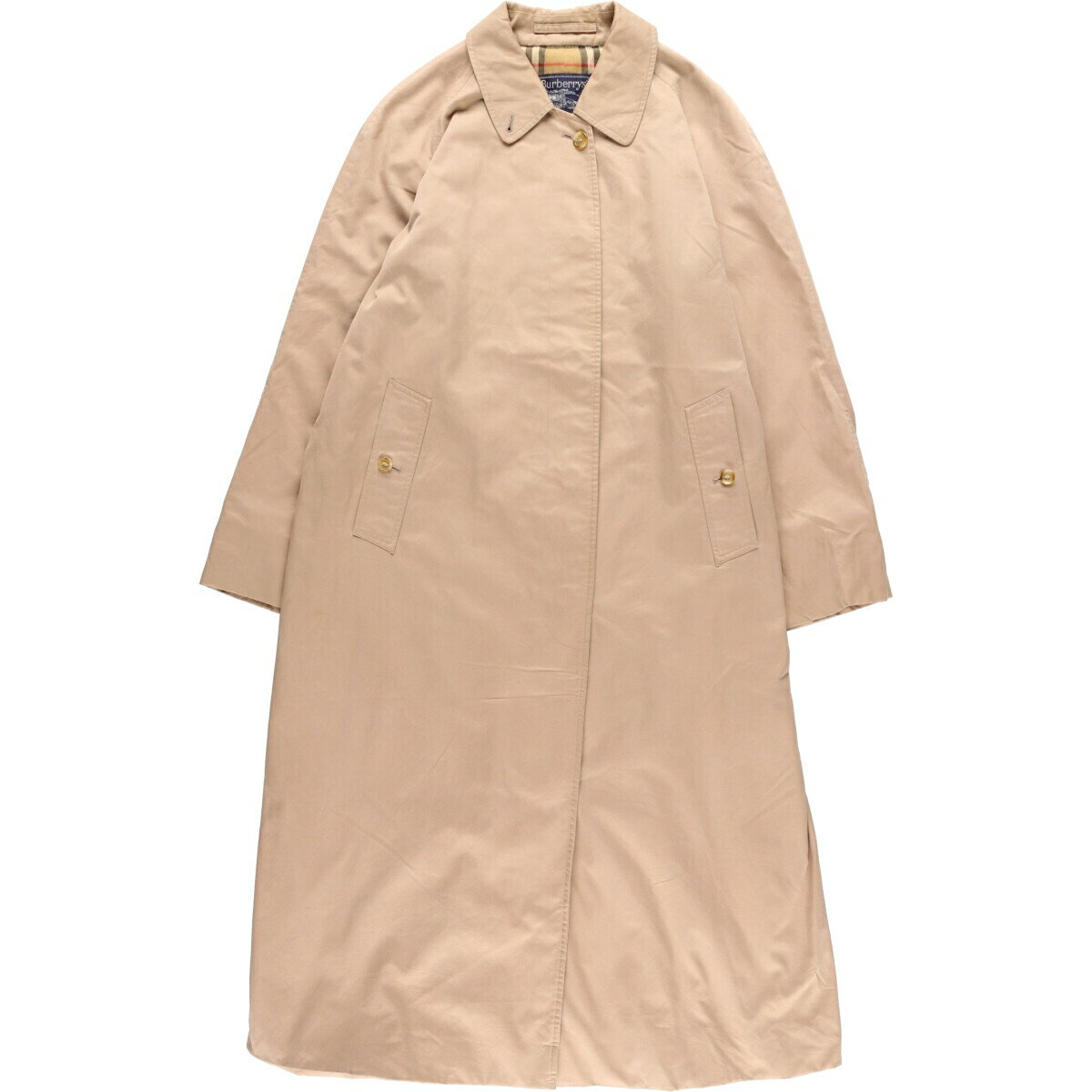 古着 バーバリー Burberry's ステンカラーコート バルマカーンコート 英国製 レディースXL /eaa374181 【中古】 【231002】【エルル】 【SS2401】