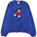 古着 ビッグサイズ DISNEY STORE MICKEY MOUSE ミッキーマウス フリースプルオーバー メンズXXXXL /eaa376137 【中古】 【231002】