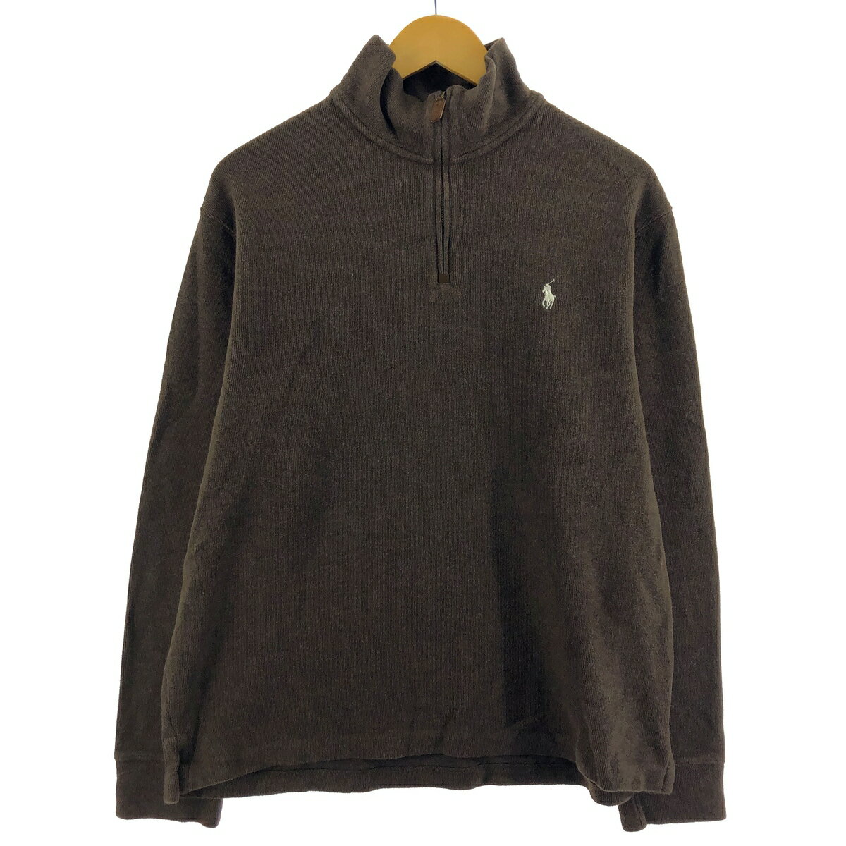 古着 ラルフローレン Ralph Lauren POLO RALPH LAUREN ハーフジップスウェットシャツ トレーナー メンズL /eaa377314 【中古】 【231008】【P2308】
