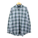 古着 ラルフローレン Ralph Lauren BIG SHIRT チェック柄 長袖 ボタンダウンチェックシャツ メンズXL /eaa377768 【中古】 【231013】【P2308】