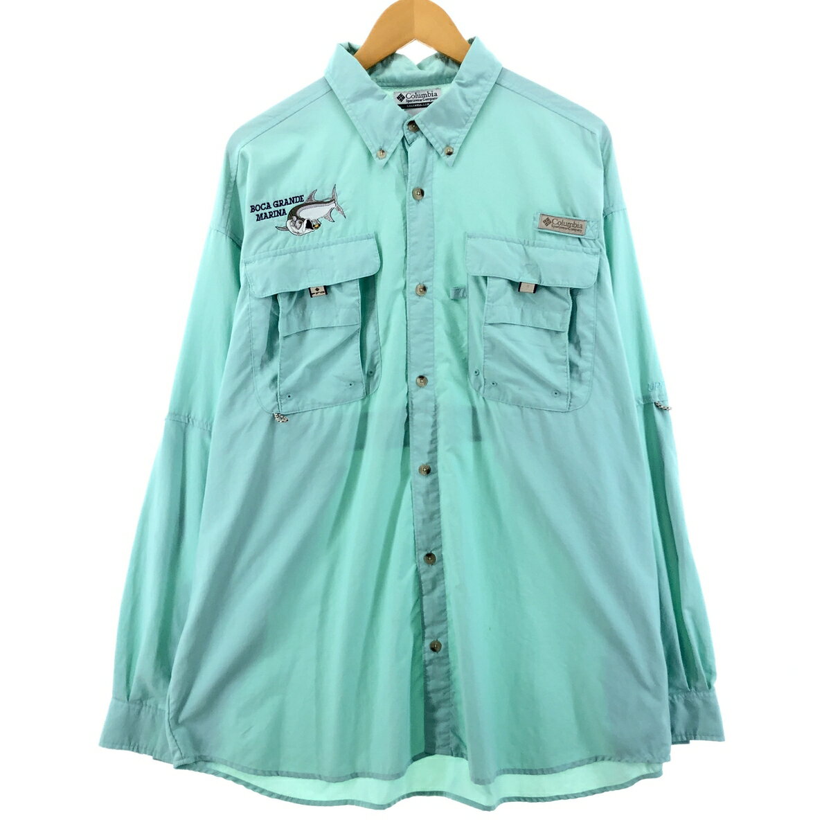 古着 コロンビア Columbia PFG UPF30+ 長袖 ボタンダウン フィッシングシャツ メンズXL /eaa378273 【中古】 【231014】 ss2501_10