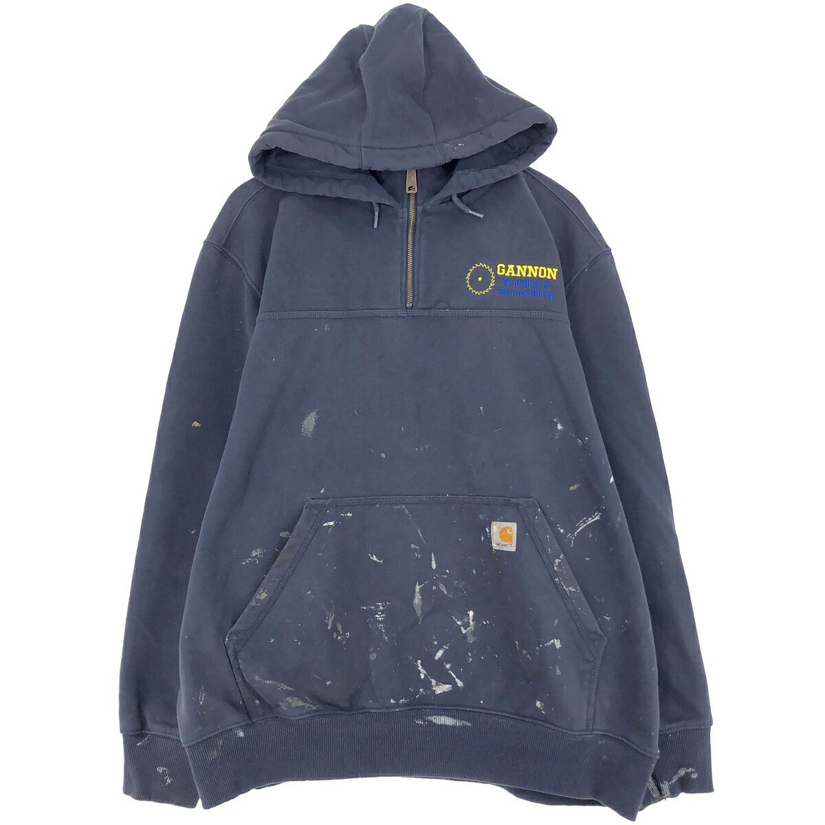 古着 カーハート Carhartt スウェットハーフジップパーカー メンズXL /eaa379545 【中古】 【240330】