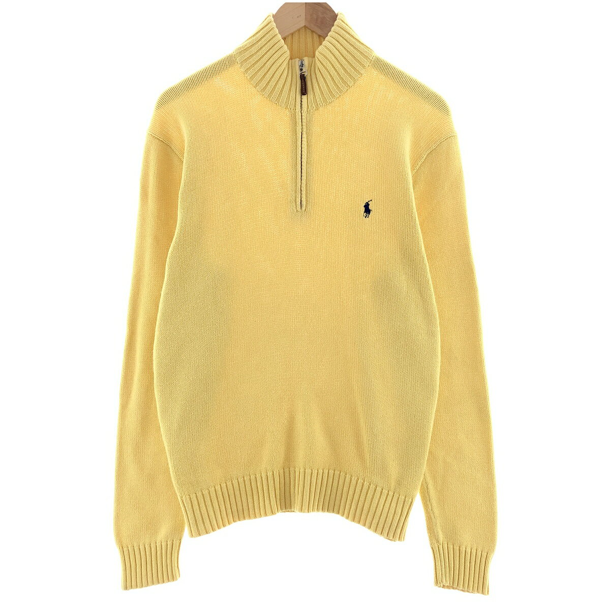 古着 ラルフローレン Ralph Lauren POLO by Ralph Lauren ピマコットンニットハーフジップセーター メンズL相当 /eaa380190 【中古】 【250411】 【ss2601_10】