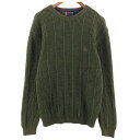 古着 90'S ラルフローレン Ralph Lauren CHAPS チャップス リブ編み コットンニットセーター メンズL相当 ヴィンテージ /eaa3808...