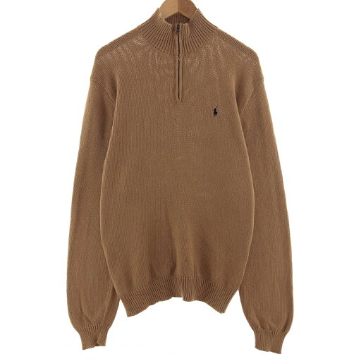 古着 ラルフローレン Ralph Lauren POLO by Ralph Lauren コットンニットハーフジップセーター メンズXXL相当 /eaa381170 【中古】 【241101】 【SS2506_30】 古着 ラルフローレン Ralph Lauren POLO by Ralph Lauren コットンニットハーフジップセーター メンズXXL相当 /eaa381170 【中古】 【241101】 【SS2506_30】