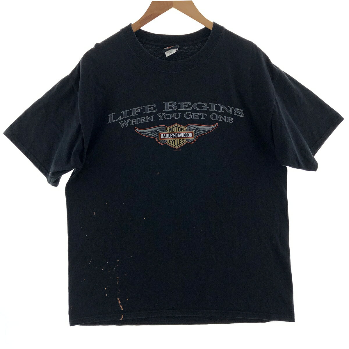 古着 ハーレーダビッドソン Harley-Davidson 両面プリント モーターサイクル バイクTシャツ メンズL /eaa381812 【中古】 【240319】 ss2503_30