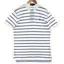 古着 ラルフローレン Ralph Lauren POLO by Ralph Lauren 半袖 ボーダー ポロシャツ メンズM /eaa382082 【中古】 【240527】 【SS2409_30%】(4)