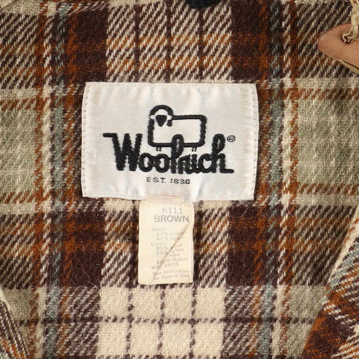 古着 70'S ウールリッチ WOOLRICH 60/40 ロクヨンクロス マウンテンパーカー シェルジャケット メンズXL ヴィンテージ /eaa383652 【中古】 【231022】 ss2503_10